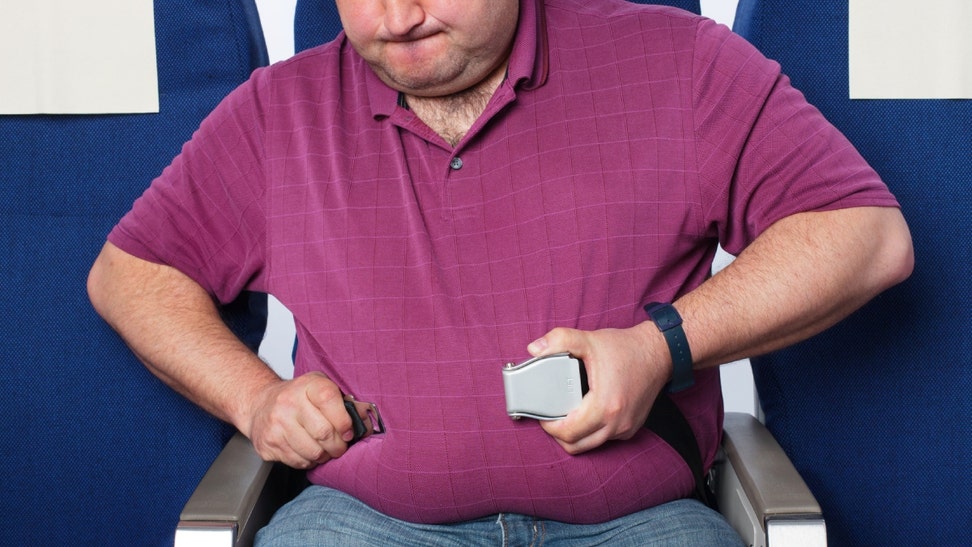 Fat people are mad at the airline industry because they can't fit in their seats anymore. 