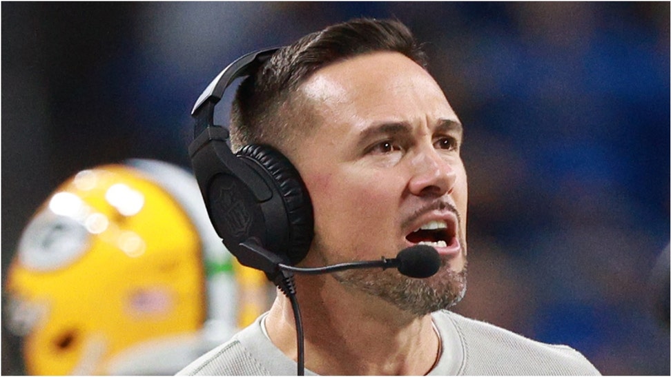 Packers caught Matt LaFleur was caught on video in an intense argument with a Lions fan. Watch the video. What was the argument about? (Credit: Getty Images)