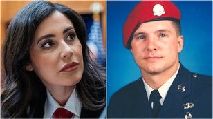 Congresswoman Anna Paulina Luna reacts to John Chapman being disrespected by the National Medal of Honor Museum. (Credit: Air Force/Public Domain and Getty Images)