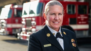 The folks at Pride.com decided now was the time to praise lesbian fire chief Kristin Crowley as the California wildfires roar on. 