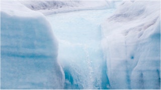 A horror scene unfolded in China when ice fell from a frozen waterfall. Watch the shocking footage. (Credit: Getty Images)