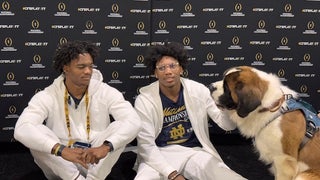 College Football Playoff media day is something to behold, while it's a nice distraction for Notre Dame and Ohio State players Via: Trey Wallace