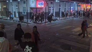 Take a look at these heroes getting the call around 3 a.m. this morning that a car had just plowed through Bourbon Street, and then look at their response. 