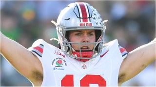 Ohio State dropped an awesome hype video for the College Football Playoff game against Texas. Watch the video. (Credit: Getty Images)