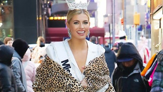 Miss America Abbie Stockard led the Rolex 24 field to green after supporting RFK Jr. after Donald Trump's inauguration. 