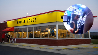 wild brawl christmas eve alabama waffle house