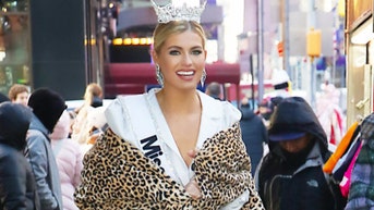 Miss America Abbie Stockard led the Rolex 24 field to green after supporting RFK Jr. after Donald Trump's inauguration. 