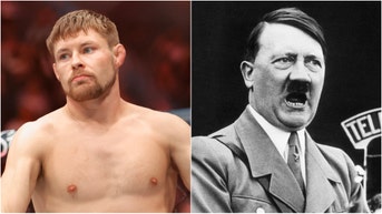 UFC superstar Bryce Mitchell unleashed a wild rant about Adolf Hitler. Watch a video of his comments. What did he say? (Credit: Getty Images)