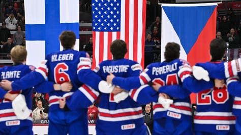 USA Hockey Belts Out National Anthem After Winning Gold At World Juniors: Video