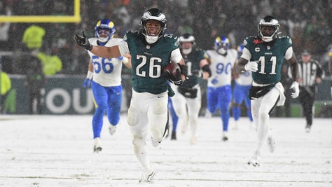 The Philadelphia Eagles host the Washington Commanders at Lincoln Financial Stadium Sunday in the 2025 NFC Championship. (Photo credit: Eric Hartline-Imagn Images)