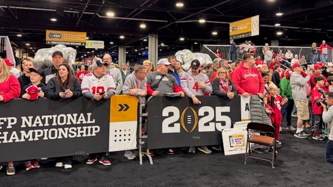 College Football Playoff media day is something to behold, while it's a nice distraction for Notre Dame and Ohio State players Via: Trey Wallace