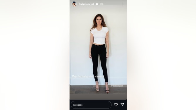 katherine webb end retirement instagram story