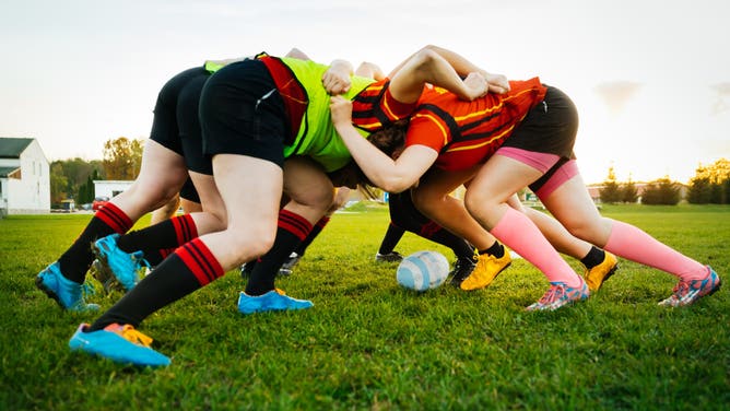 Camille Wilt, a trans-identifying male rugby player at Syracuse, was given All-Tournament honors at a women's rugby All-Star event.