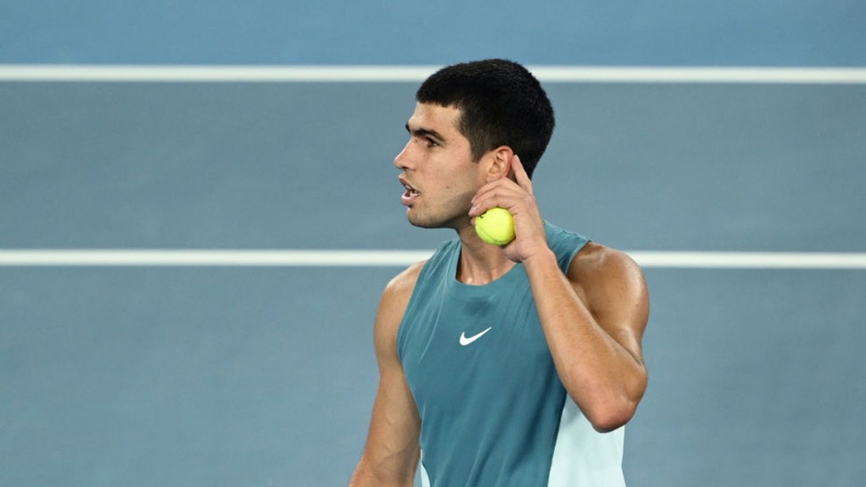 Carlos Alcaraz Appears To Mock Novak Djokovic Before Losing At Australian Open