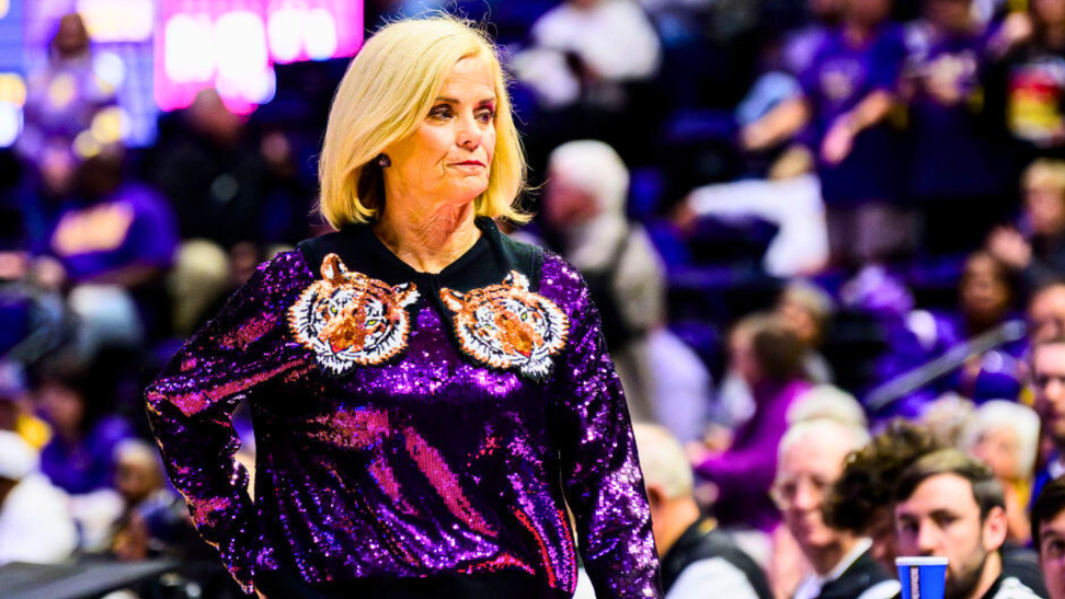 All The Sequins, Feathers & Blond Wigs Came Out For LSU's ‘Dress Like Kim Mulkey Day’