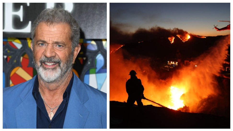 MEL GIBSON CALIFORNIA WILDFIRES