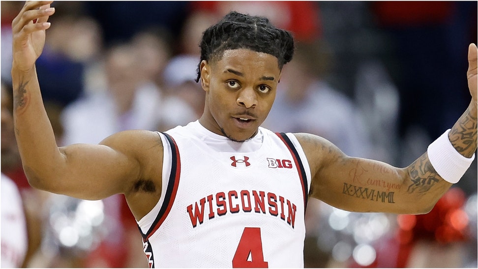 The Wisconsin Badgers beat Iowa 116-85 in basketball. Check out reactions from fans. OutKick's David Hookstead reacts. (Credit: Getty Images)