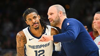 Ja Morant Awkwardly Hugs Jarrett Allen After Getting Posterized By Cavs' Big Man