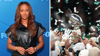 Travis Kelce's Ex Kayla Nicole Celebrates Eagles Super Bowl Win On Field