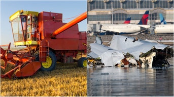 Kansas farmers came together for a powerful tribute to Bob and Lori Schrock. The beloved couple was killed in the Washington, D.C. plane crash tragedy. (Credit: Getty Images)