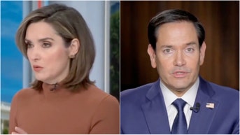 Margaret Brennan claimed the Holocaust happened because of free speech. (Credit: CBS News/X Video https://x.com/atrupar/status/1891155638694101387)
