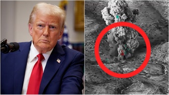 Footage of a massive strike launched against an ISIS leader has been released. President Donald Trump ordered the strike. What are the details? (Credit: Getty Images and United States government unclassified footage/Public Domain)