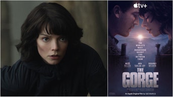 "The Gorge" with Miles Teller and Anya Taylor-Joy is a very fun movie. What is the plot? Read a review from OutKick's David Hookstead. (Credit: Apple TV+)