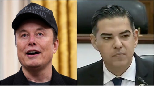 Congressman Robert Garcia goes full cringe by quoting Kendrick Lamar while attacking DOGE and Elon Musk. (Credit: Getty Images and Fox News feed)