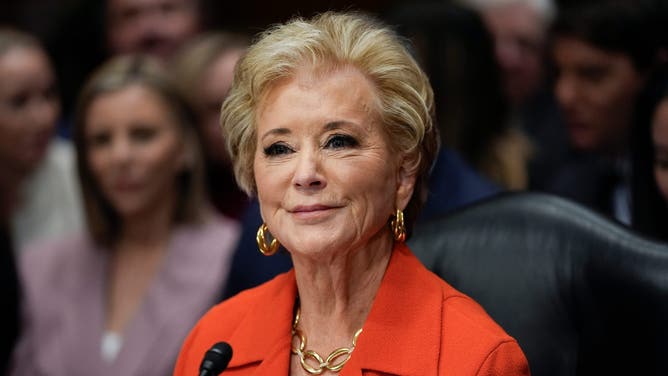Donald Trump's nominee for Secretary of Education, Linda McMahon, confirms she would follow Trump's guidance on keeping males out of women's sports and spaces in public schools.