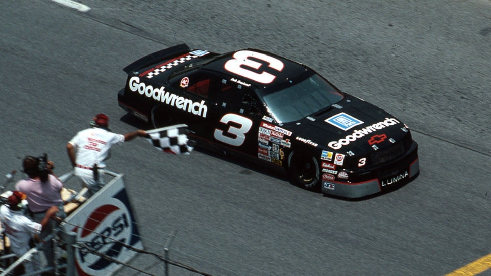 A Dale Earnhardt RCR car from the 1990s was gifted to Dale Earnhardt Jr. on the 24-year anniversary of his dad's death.