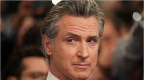 Comedian Tim Dillon trolled California Governor Gavin Newsom for starting a podcast. Watch a video of his comments. (Credit: Getty Images)