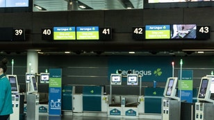 shirtless intoxicated man trashes dublin airport on st. patrick's day