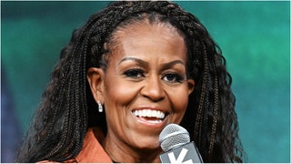 Michelle Obama's podcast continues to put up terrible viewership numbers. Her podcast with Seth Rogen was barely watched by anyone. (Photo by Gilbert Flores/Penske Media via Getty Images)