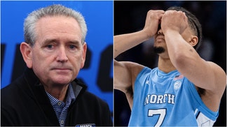 UNC AD Bubba Cunningham - the selection committee chair - receives a big bonus for the Tar Heels making the NCAA Tournament. How much is he getting in bonus money? (Photo by Jacob Kupferman/Getty Images and Jamie Schwaberow/NCAA Photos via Getty Images)