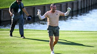 Alejandro Tosti Jumps In Pond After Making Hole-In-One On 17 At Sawgrass: Video