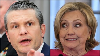 Secretary of Defense Pete Hegseth destroyed Hillary Clinton in brutal fashion on X. What did he tweet? (Credit: Getty Images)