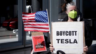 Unhinged Democrats are attacking Tesla because leaders of their own party have made Elon Musk out to be the next Adolf Hitler. 