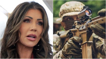 Secretary of Homeland Security Kristi Noem spoke on Fox News about serious threat posed by drug cartels in Mexico. Watch a video of her comments. (Photo by Chip Somodevilla/Getty Images and Getty Images creative)