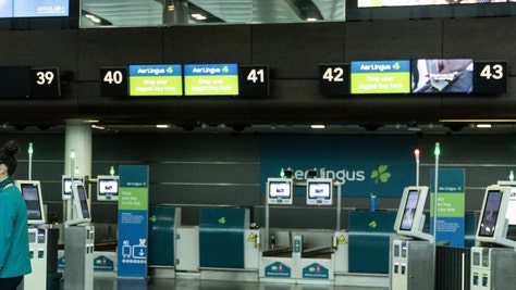 shirtless intoxicated man trashes dublin airport on st. patrick's day