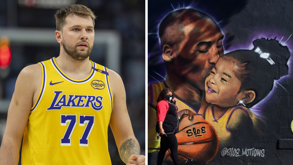 Luka Doncic Pays Full GoFundMe Amount To Restore Vandalized Kobe Bryant Mural
