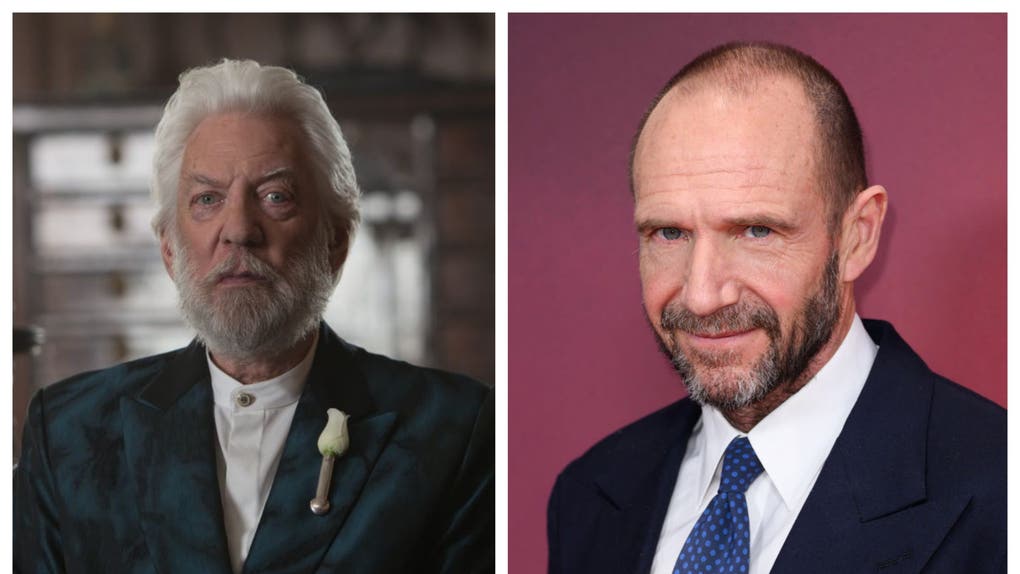 DONALD SUTHERLAND RALPH FIENNES THE HUNGER GAMES