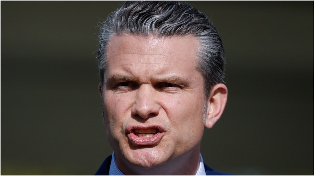 Secretary of Defense Pete Hegseth gave a speech hammering wokeness and other topics in blunt fashion. Watch a video of his comments. (Photo by Kevin Dietsch/Getty Images)