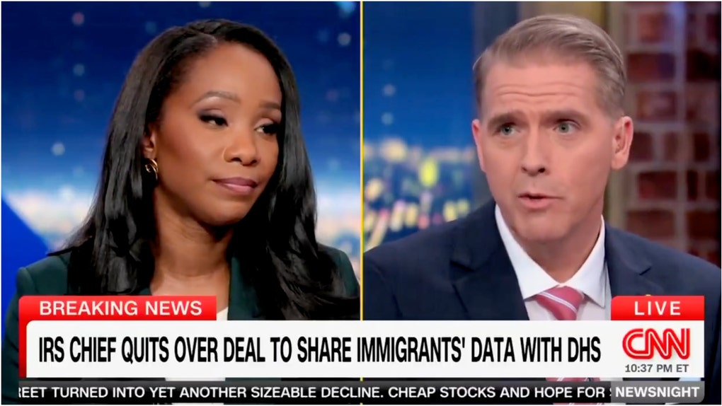 Scott Jennings silenced a CNN panel with basic facts about illegal immigration. Watch a video of his comments. What did he say? (Credit: CNN Broadcast/X Video https://x.com/ThomasMHern/status/1909807467946455527)