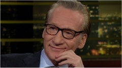 Bill Maher snapped on Josh Rogin over his meeting with President Donald Trump. Watch a video of the incident. (Credit: HBO)