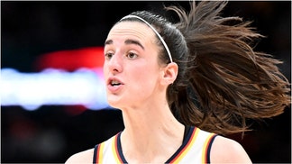 Caitlin Clark spoke with David Letterman about scoring 22 points in two minutes against Iowa's male practice squad. Watch a video of the scrimmage. (Photo by Greg Fiume/Getty Images)
