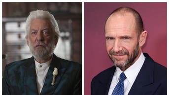 DONALD SUTHERLAND RALPH FIENNES THE HUNGER GAMES