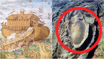 Archeologists claim they found Noah's Ark in Turkey. Is Noah's Ark real? Where is it? (Credit: Getty Images Creatives and Huseyin Yildiz/Anadolu Agency/Getty Images)