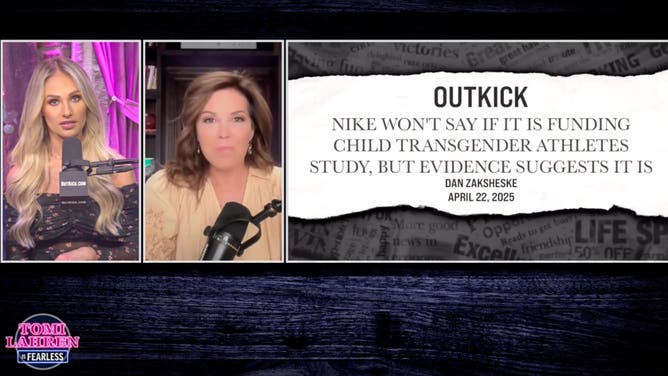 Michele Tafoya and Tomi Lahren discussed the alleged Nike funding of a study on the effect of puberty-blockers on children and their athletic performance.