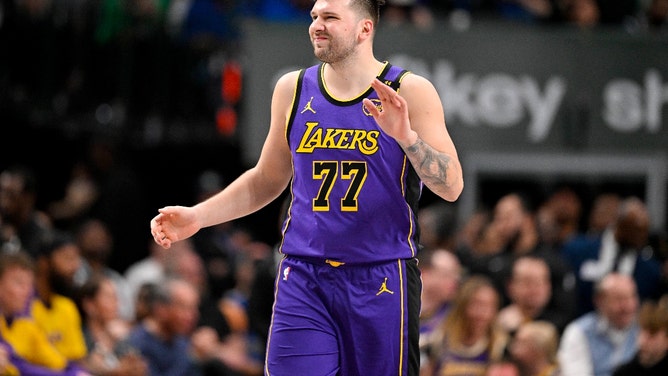 Luka Doncic Has Perfect Reaction To Making Lakers Playoff History