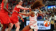 Caitlin Clark Commits Flagrant Foul On Angel Reese